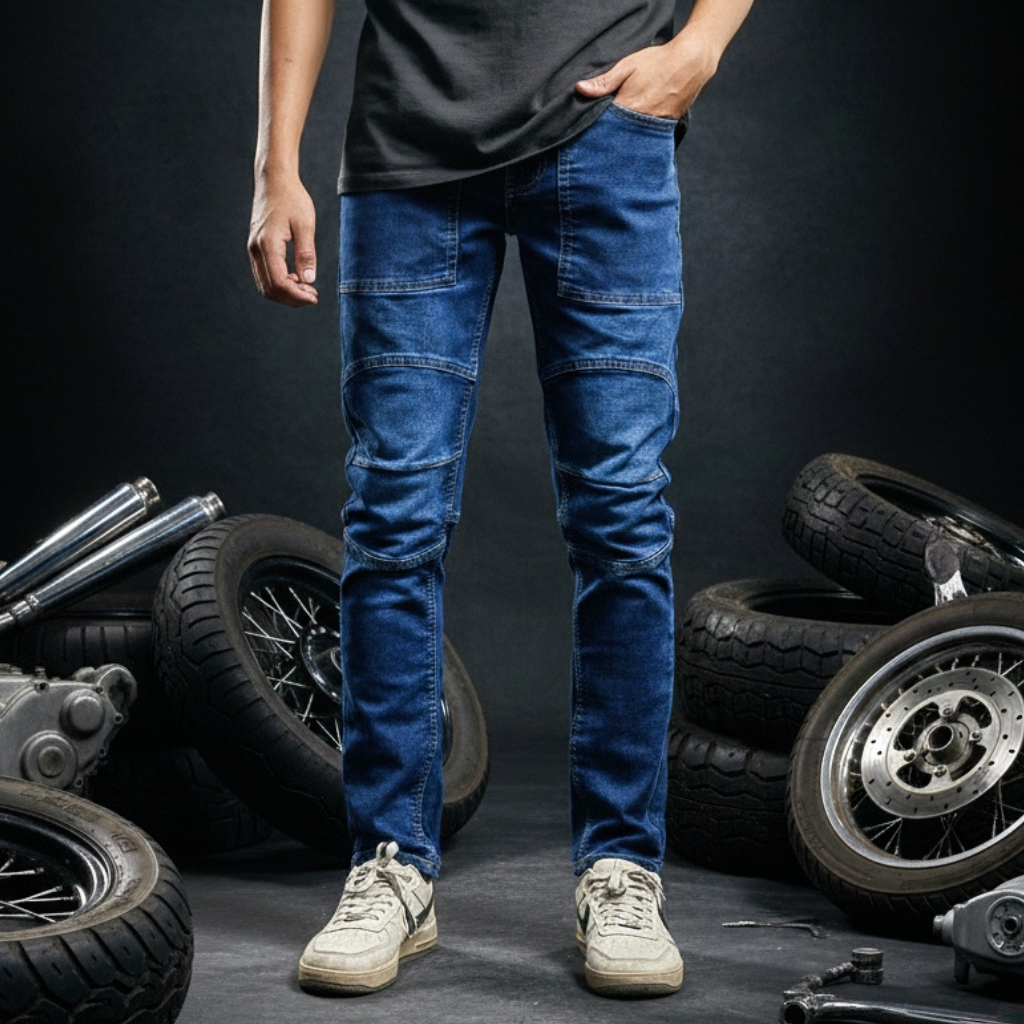 WESTERN -2 CARGO FOUR POCKET DEEP BLUE - Image 4