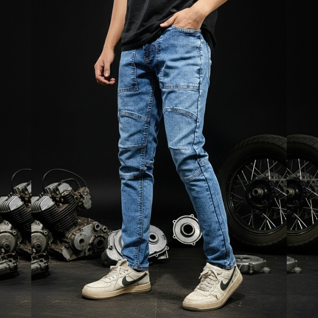 WESTERN -2 CARGO FOUR POCKET LITE BLUE - Image 4