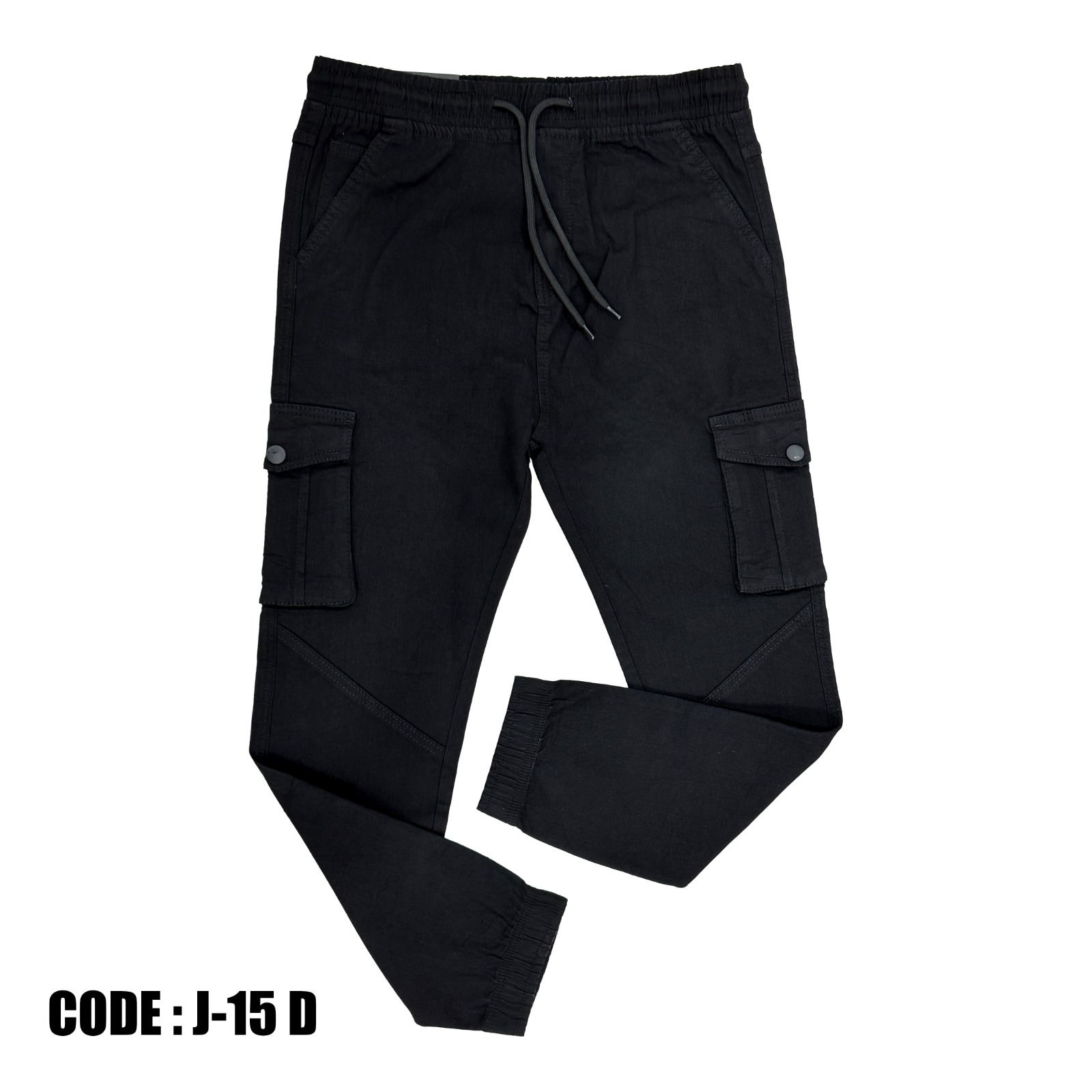 CARGO JOGGERS BLACK - Image 3