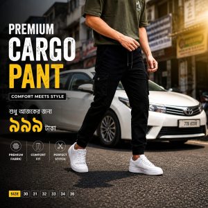 CARGO JOGGERS BLACK