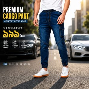 CARGO JOGGERS BLUE