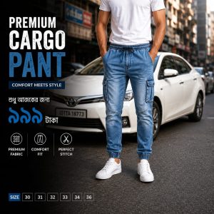 CARGO JOGGERS LITE BLUE