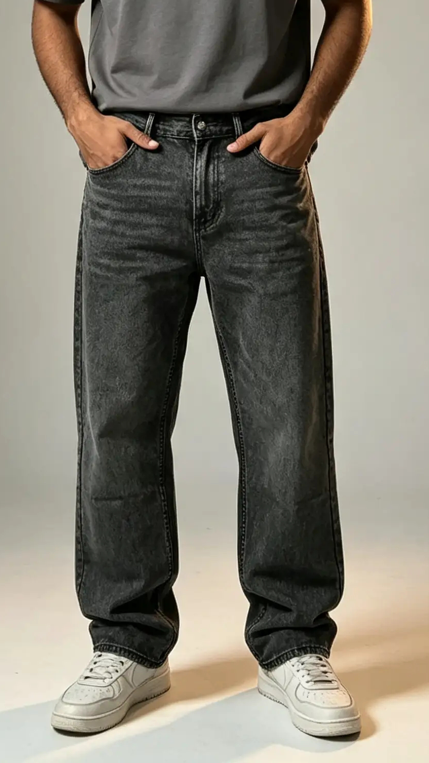 Baggy Ash Black